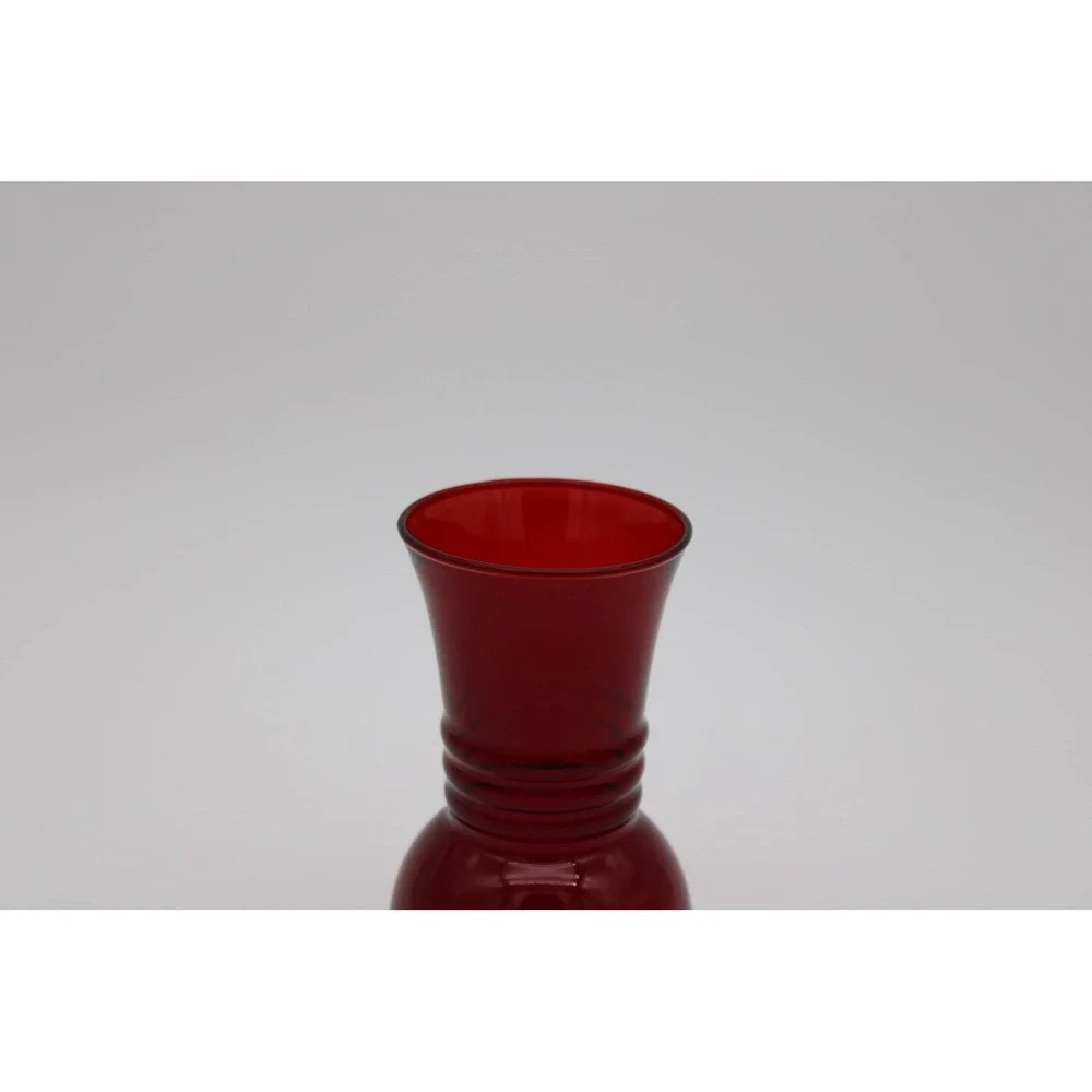 Anchor Hocking Ruby Red Vase Tall Bud Vase